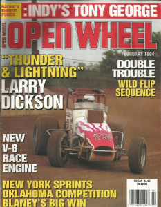 OPEN WHEEL 1994 FEB - DICKSON, SYRACUSE NATS, TONY GEORGE, JOHNNY KAY
